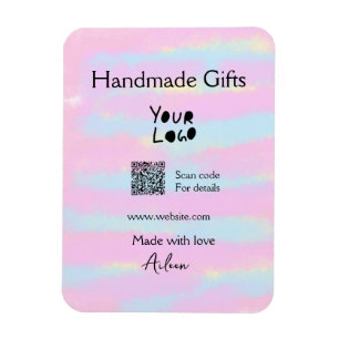 Girly kleine bedrijven handgemaakte geschenken lie magneet