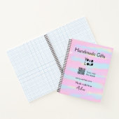 Girly kleine bedrijven handgemaakte geschenken lie notitieboek (Binnen)