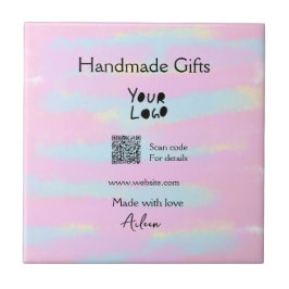 Girly kleine bedrijven handgemaakte geschenken lie tegeltje