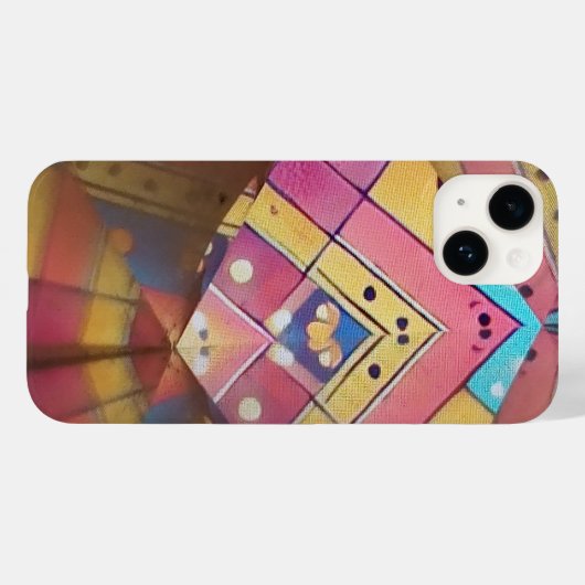 Girly kleurrijk Case-Mate iPhone case (Achterkant (horizontaal))