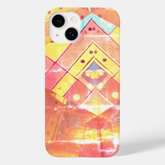 Girly kleurrijke auto Case-Mate iPhone case (Achterkant)