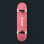 Girly Kleurrijke Sparkle glitter met Naam voor tie Persoonlijk Skateboard<br><div class="desc">Kleurrijke Sparkle glitter met naam voor tiener skateboard ideaal voor elke gelegenheid,  viering of verjaardag,  en een geweldig cadeau voor tiener!</div>