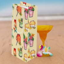 Girly Kleurrijke Waterverf Cocktail Pattern