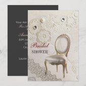 girly kroonluchter Rococo paris vrijgezellenfeest Kaart (Voorkant / Achterkant)