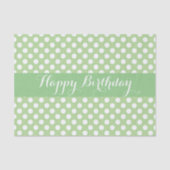 Girly Large Polka Dot Tissuepapier (Voorkant)