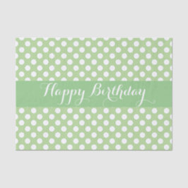 Girly Large Polka Dot Tissuepapier