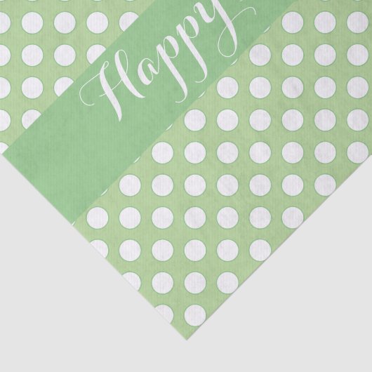 Girly Large Polka Dot Tissuepapier (Detail)