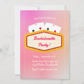 girly Las Vegas roze vrijgezellenfeest weekend Kaart (Voorkant)