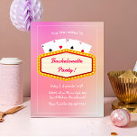 girly Las Vegas roze vrijgezellenfeest weekend Kaart<br><div class="desc">Maak je klaar voor een glamoureus feest met onze Girly Las Vegas Pink Bachelorette Party Weekend Invitation! Deze uitnodiging is ontworpen om de leuke en fantastische sfeer van een Las Vegas vrijgezellenfeest vast te leggen met een chique en girly touch. Pas elk detail aan, van de informatie over de locatie...</div>