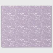 Girly Lavender Glitter Sparkle Birthday Cadeaupapier (Vlak)