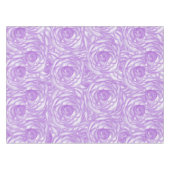 Girly Lavender Hand Painted Waterverf Rozen Tafelkleed (Voorkant (Horizontaal))