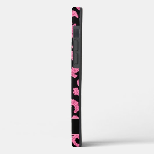 Girly Leopard Animal Print Pattern gepersonaliseer Case-Mate iPhone Case (Achterkant / Links)