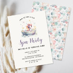 Girly Leuke Pastel Pony Spa Dag Kids Verjaardagsfe Kaart<br><div class="desc">Introductie van onze Girly Cute Pastel Pony Spa Day Kids Birthday Party Invitation Kaart, de perfecte manier om de vrienden van je kleintje uit te nodigen voor een leuke spa dag verjaardagsviering! Deze uitnodiging met een schattige pony in een badkuip geeft de sfeer aan voor een gezellig spa-themafeest. De zoete...</div>