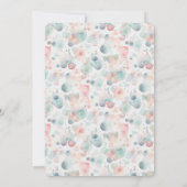 Girly Leuke Pastel Pony Spa Dag Kids Verjaardagsfe Kaart (Achterkant)