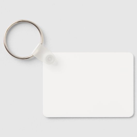 Girly Light Roze en Witte Polka Dot Monogram Sleutelhanger (Achterkant)