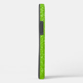 Girly Lime Groene Glitter Naam Gepersonaliseerd Case-Mate iPhone Case (Achterkant / Rechts)