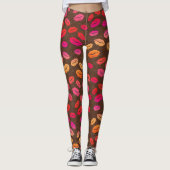 Girly lippen lippenstift kussen leggings (Voorkant)