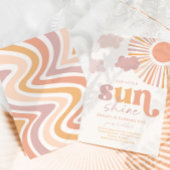 Girly Little Sunshine Verjaardag Uitnodiging