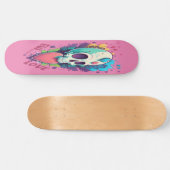 Girly Love Hart Verjaardag Thema Persoonlijk Skateboard (Horizontaal)