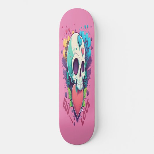 Girly Love Hart Verjaardag Thema Persoonlijk Skateboard (Voorkant)