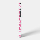 Girly Luipaard Dierenprint Patroon Persoonlijk iPhone Hoesje (Linkerkant)