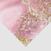 Girly Luxe roze roze geit met Gold Glitter Tissuepapier (Detail)