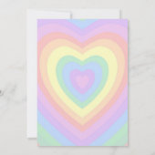 Girly Magical Country Pony Kids Verjaardagsfeestje Kaart (Achterkant)