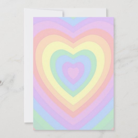 Girly Magical Country Pony Kids Verjaardagsfeestje Kaart (Achterkant)