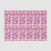 Girly Make-up - Roze Tissuepapier (Voorkant)