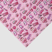 Girly Make-up - Roze Tissuepapier (Detail)
