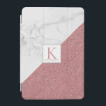 Girly Marble Blush Roos Gold Glitter Monogram iPad Mini Cover<br><div class="desc">Girly Marble Blush Roos Gold Glitter Monogram cover met roos gouden faux glitter en ruimte voor uw aangepaste monogram en naam. Eenvoudig aan te passen met tekst, lettertypen en kleuren. Creëer door Zazzle pro designer BK Thompson © exclusief voor Cedar en String; neem contact met ons op als u hulp...</div>