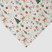 Girly Merry kerst Deer | Weefselpapier Tissuepapier (Detail)