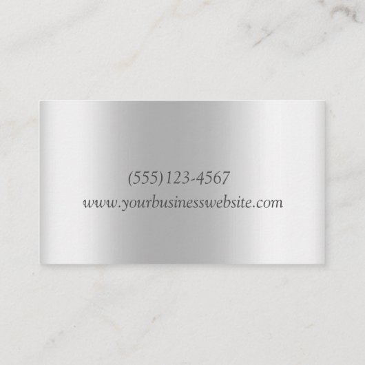 Girly Metallic Roos Gold en Glitter Dahlia Flower Visitekaartje (Achterkant)