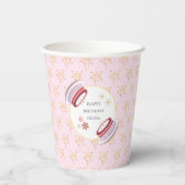 Girly Milestone Verjaardag Viering 3d Decor Papieren Bekers (Achterkant)