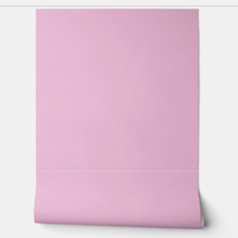 Girly Minimalist Solid Pastel Pink Behang