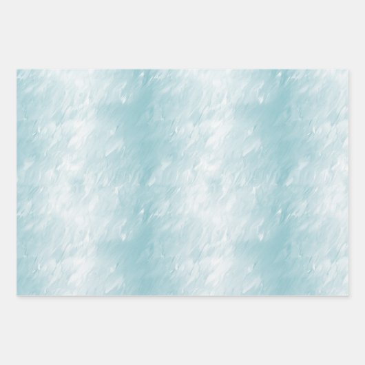 Girly Mint Aqua Geel Goud Inpakpapier Vel (Voorkant 2)