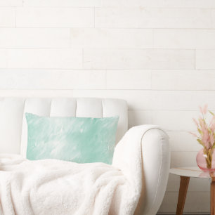Girly Mint en Ocean Aqua Blue Kussen