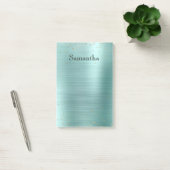 Girly Mint Glam Gold Sparkle Paarse Confetti Post-it® Notes (Kantoor)