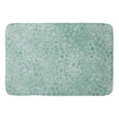 Girly Mint Glitter Glitz Leopard print Badmat (Voorkant)