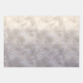 Girly Mint Gold Ombre Leopard Print Inpakpapier Vel (Voorkant 3)