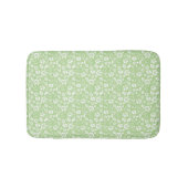 Girly Mint Green Tropical Flowers Spring Garden Badmat (Voorkant)