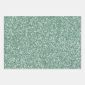 Girly Mint Pearl Mermaid Glitter Inpakpapier Vel (Voorkant 2)