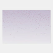 Girly Mint Pink Lavender Ombre Gold Glam Inpakpapier Vel (Voorkant)