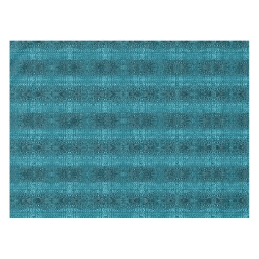 girly mode turquoise blauw alligatorleer tafelkleed (Voorkant (Horizontaal))