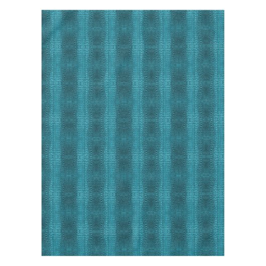 girly mode turquoise blauw alligatorleer tafelkleed (Voorkant)