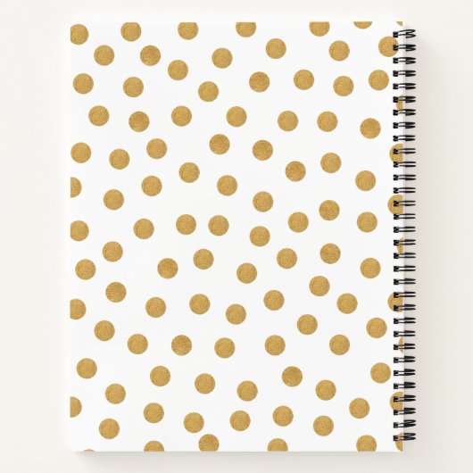 Girly Modern Chic Notitieboek (Achterkant)