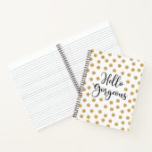 Girly Modern Chic Notitieboek (Binnen)