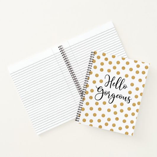 Girly Modern Chic Notitieboek (Binnen)