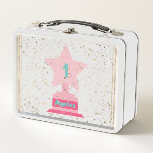 Girly Modern Chic Trophy & Sterren Terug naar Scho (Voorkant)