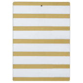 Girly Modern Gold Stripes, Gold Pineapple Klembord (Achterkant)